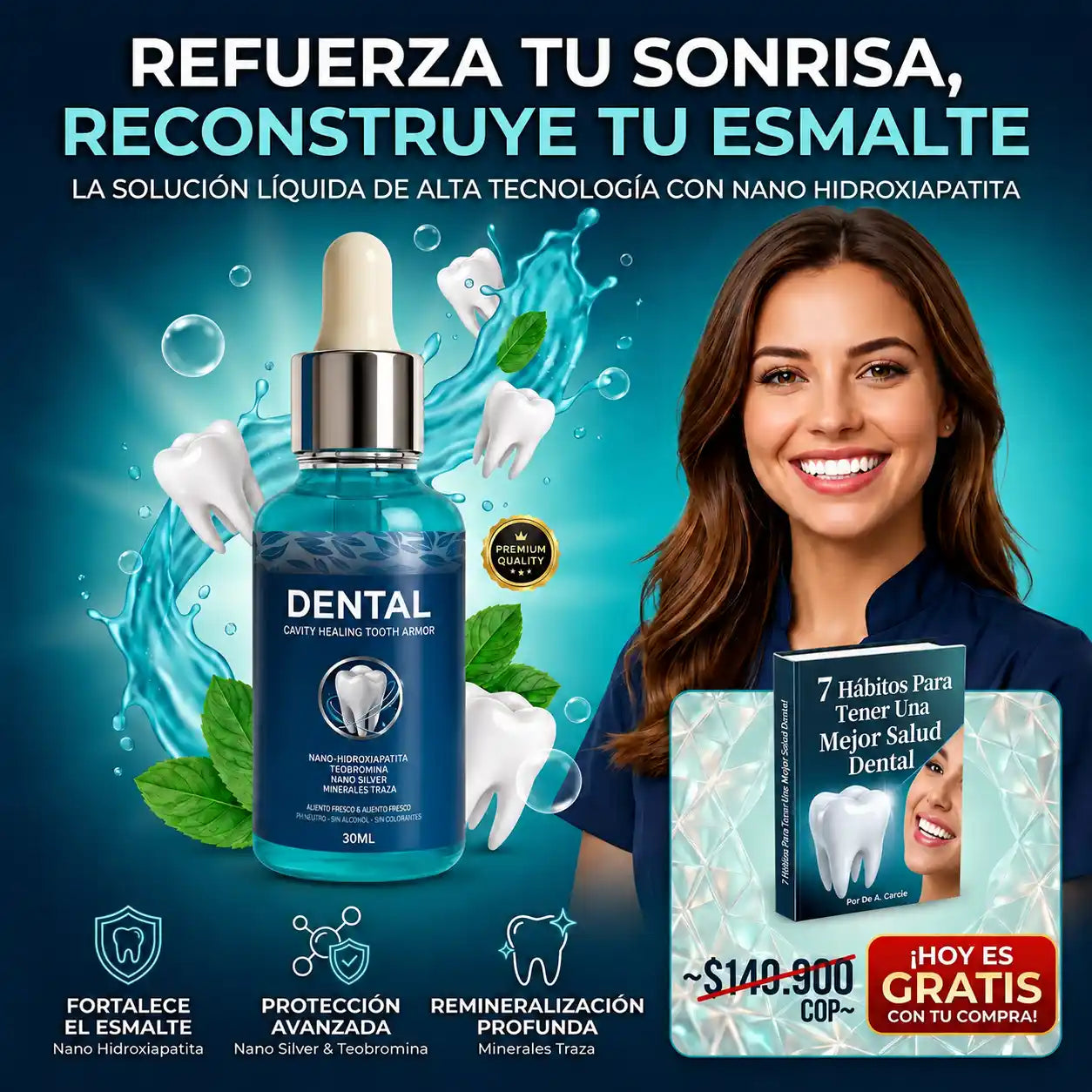 DentalForce Pro Original + 🎁 BONUS: Guía Avanzada De Salud Dental.