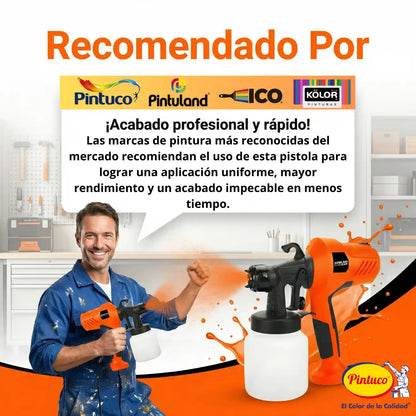 SprayPro X400™ - Pinta lo que necesitas en segundos.