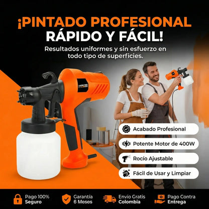 SprayPro X400™ - Pinta lo que necesitas en segundos.